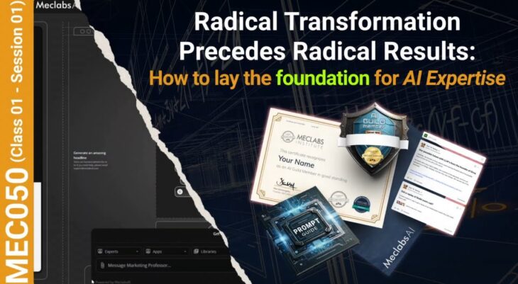 Radical Transformation Precedes Radical Results: How to lay the foundation for AI Expertise.