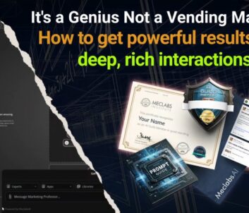 It’s a Genius Not a Vending Machine: How to get powerful results with deep, rich interactions.