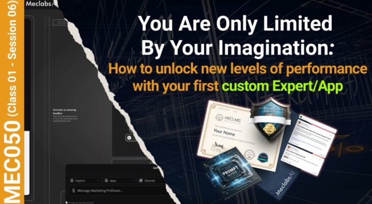 Only Limited by Your Imagination: Unlock new levels of performance with your first custom Expert/App